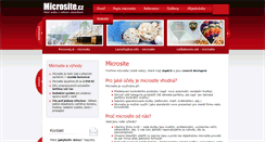 Desktop Screenshot of microsite.cz